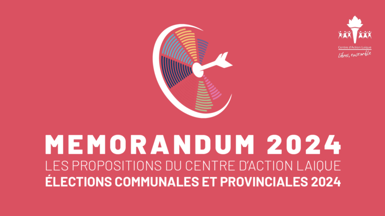 Mémorandum pour les élections communales et provinciales